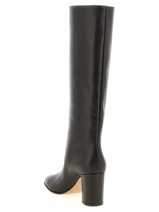 Brown Calfskin Over The Knee