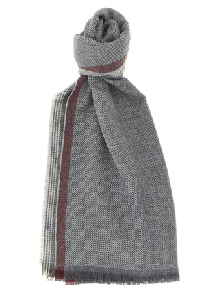 Gray Wool Scarf