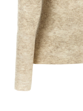Cárdigan beige de seda