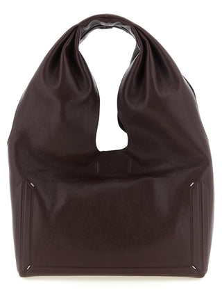 Bordeaux Lamb Leather Shoulder Bag