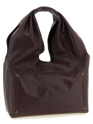 Bordeaux Lamb Leather Shoulder Bag