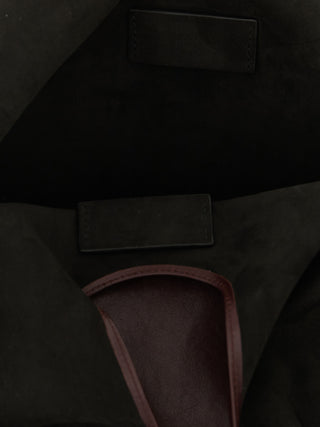 Bordeaux Lamb Leather Shoulder Bag