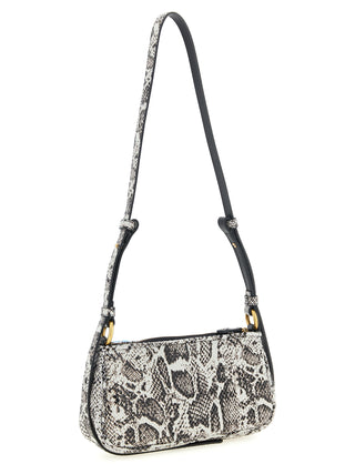 Gray Calfskin Crossbody Bag