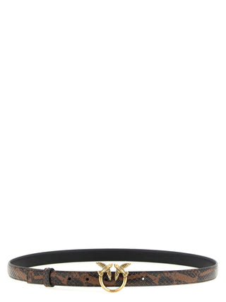 Brown Calfskin Thin Belt