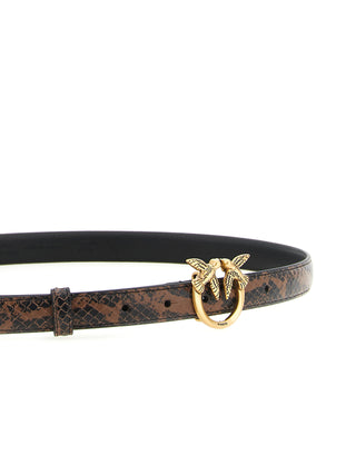 Brown Calfskin Thin Belt