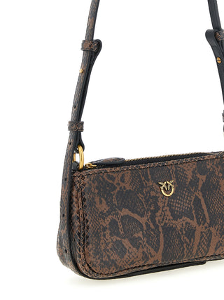 Brown Calfskin Crossbody Bag