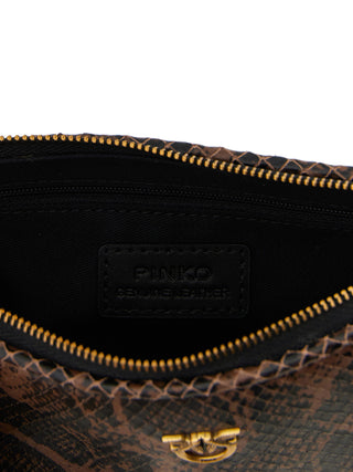 Brown Calfskin Crossbody Bag