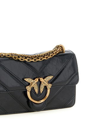 Black Calfskin Crossbody Bag