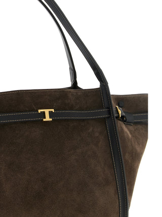 Brown Calfskin Tote Bag