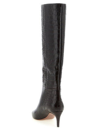 Brown Calfskin Over The Knee