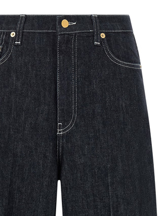 Blue Cotton Jeans Denim