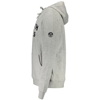 Grigio Cotton Men Sweatshirt