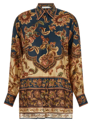 Multicolor Silk Blouse