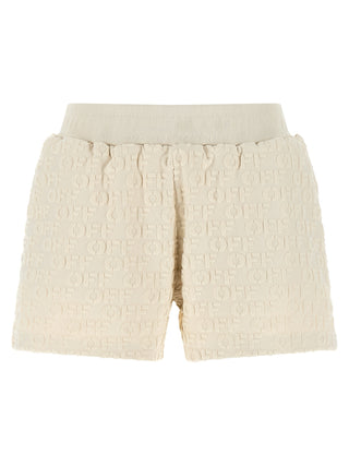 Beige Cotton Bermuda Shorts