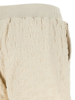 Beige Cotton Bermuda Shorts