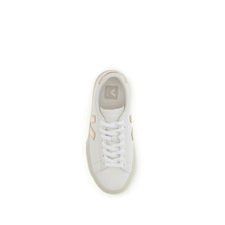 White Calf Leather Bos Taurus Low Top Sneakers