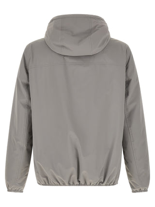 Gray Polyamide Shell Jacket