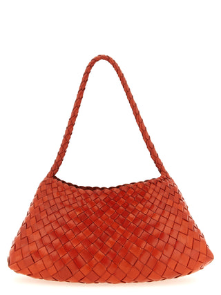 Orange Calfskin Shoulder Bag