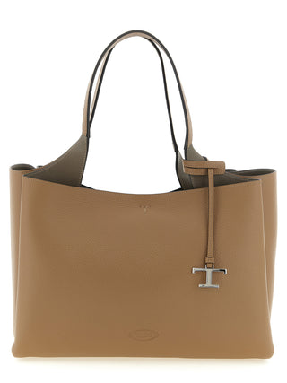 Brown Calfskin Tote Bag