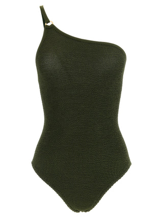 Bicolor Polyamide One-Piece Swimsuit