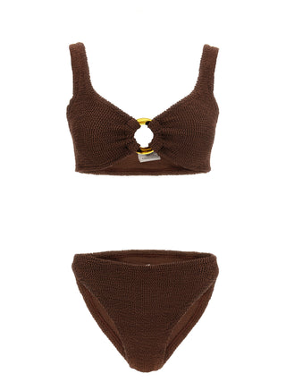 Brown Polyamide Bikini