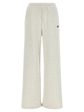White Organic Cotton Casual Pants