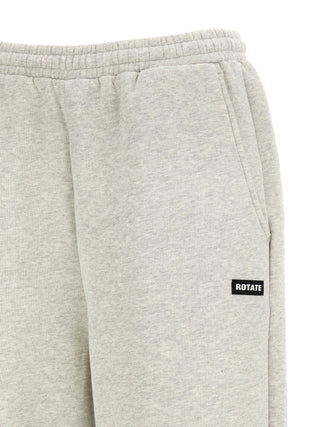 White Organic Cotton Casual Pants