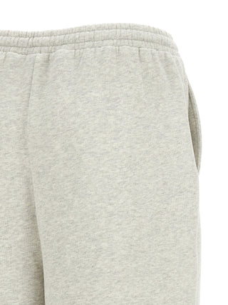 White Organic Cotton Casual Pants
