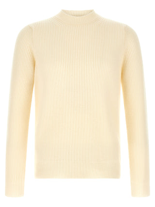 White Virgin Wool Cardigan