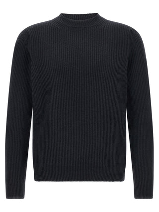 Blue Virgin Wool Cardigan