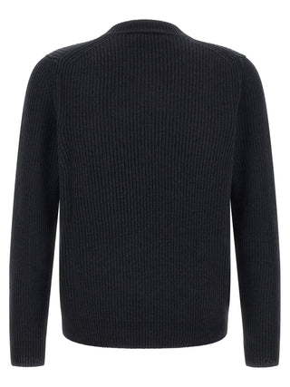 Blue Virgin Wool Cardigan