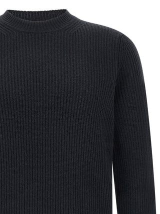 Blue Virgin Wool Cardigan