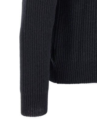 Blue Virgin Wool Cardigan