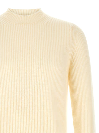 White Virgin Wool Cardigan
