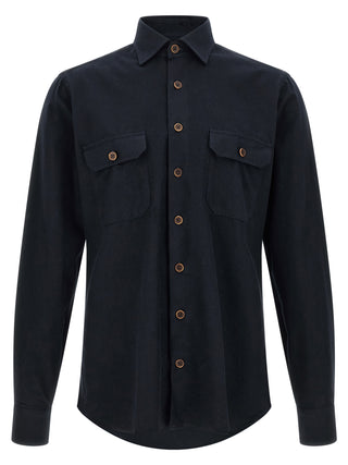 Blue Cotton Blouse