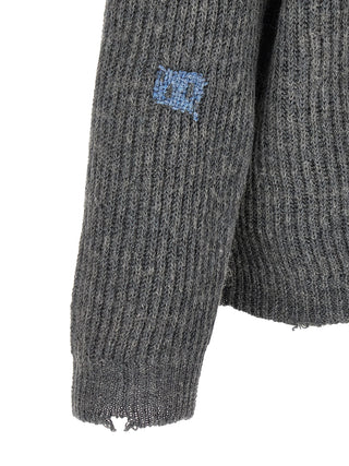 Gray Linen Cardigan