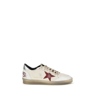 White Calf Leather Bos Taurus Low Top Sneakers