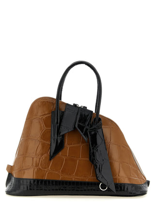 Bolso de mano Bos Taurus de cuero de becerro marrón