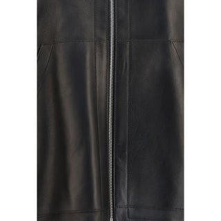Black Lamb Ovis Aries Aries Leather Jacket