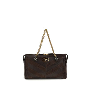 Brown Calf Leather Bos Taurus Shoulder Bag