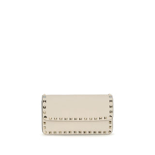 Cartera Bos Taurus de piel de becerro beige