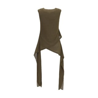 Blusa bicolor de poliéster