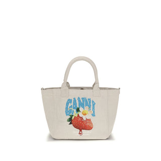 Beige Polyester Shoulder Bag