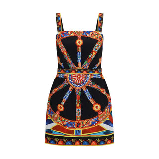 Multicolor Cotton Casual Dress