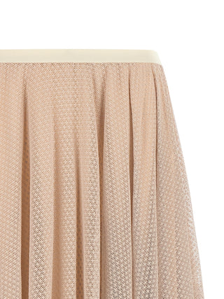 Multicolor Cotton Midi Skirt