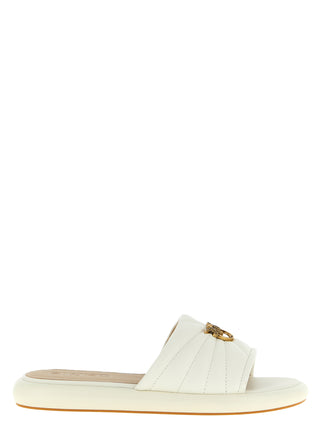 Sandalias blancas de piel de cordero