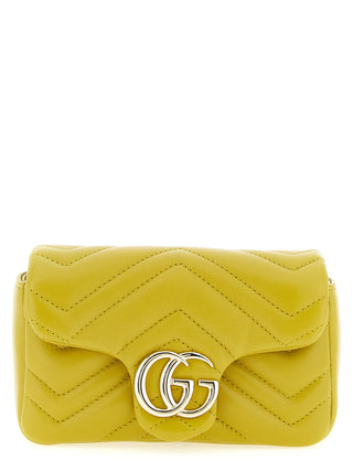 Bicolor Lamb Leather Shoulder Bag