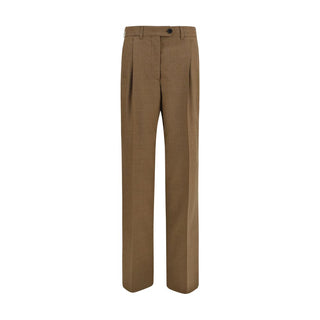 Brown Wool Oves Aries Dress Pants