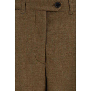 Brown Wool Oves Aries Dress Pants