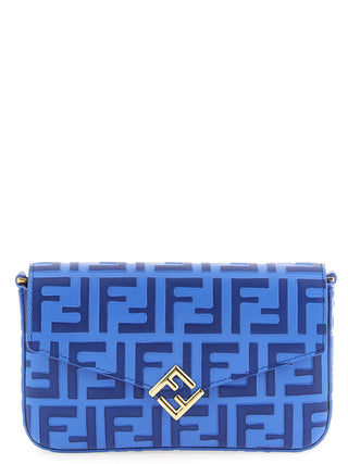 Blue Calfskin Cardholder